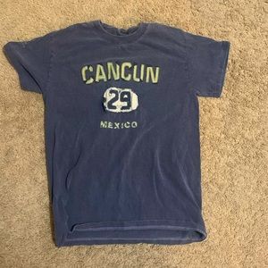 Cancun tourist graphic t shirt